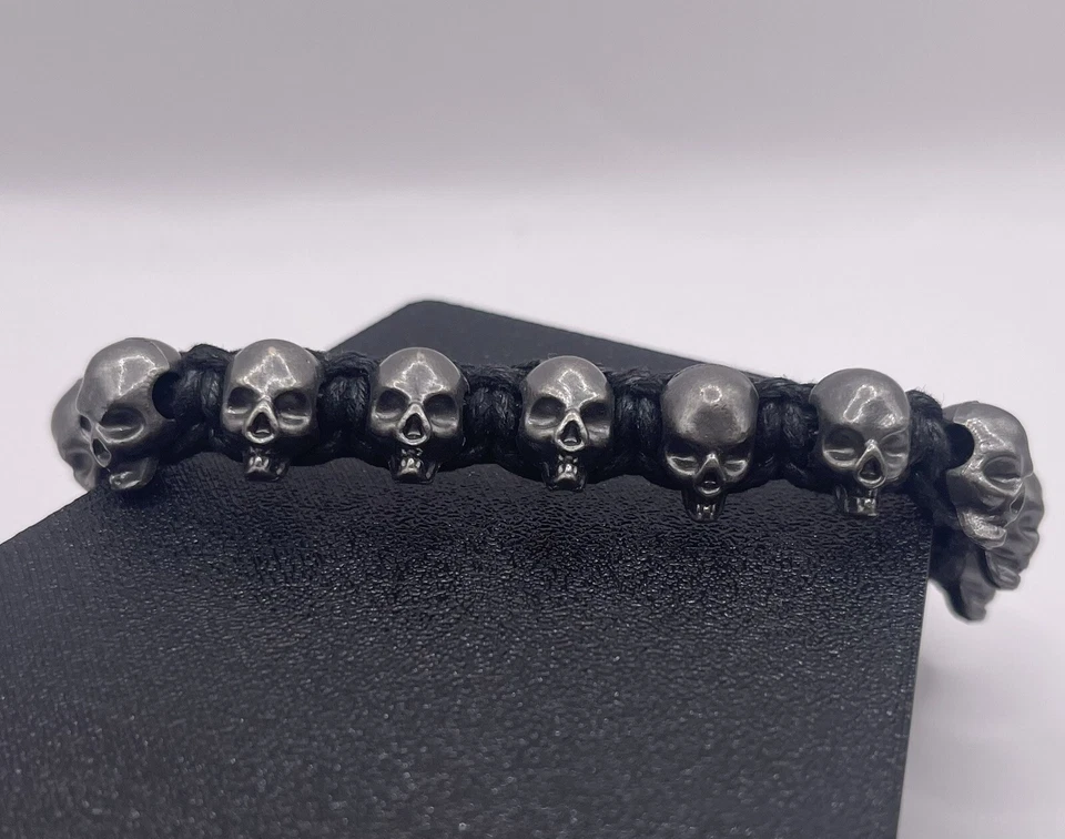 Металлический браслет с черепом - Изображение 3 из 4