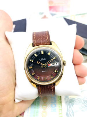   Rare Vintage Slava Classic USSR Soviet 1970s Wrist Watch 2428 Service  