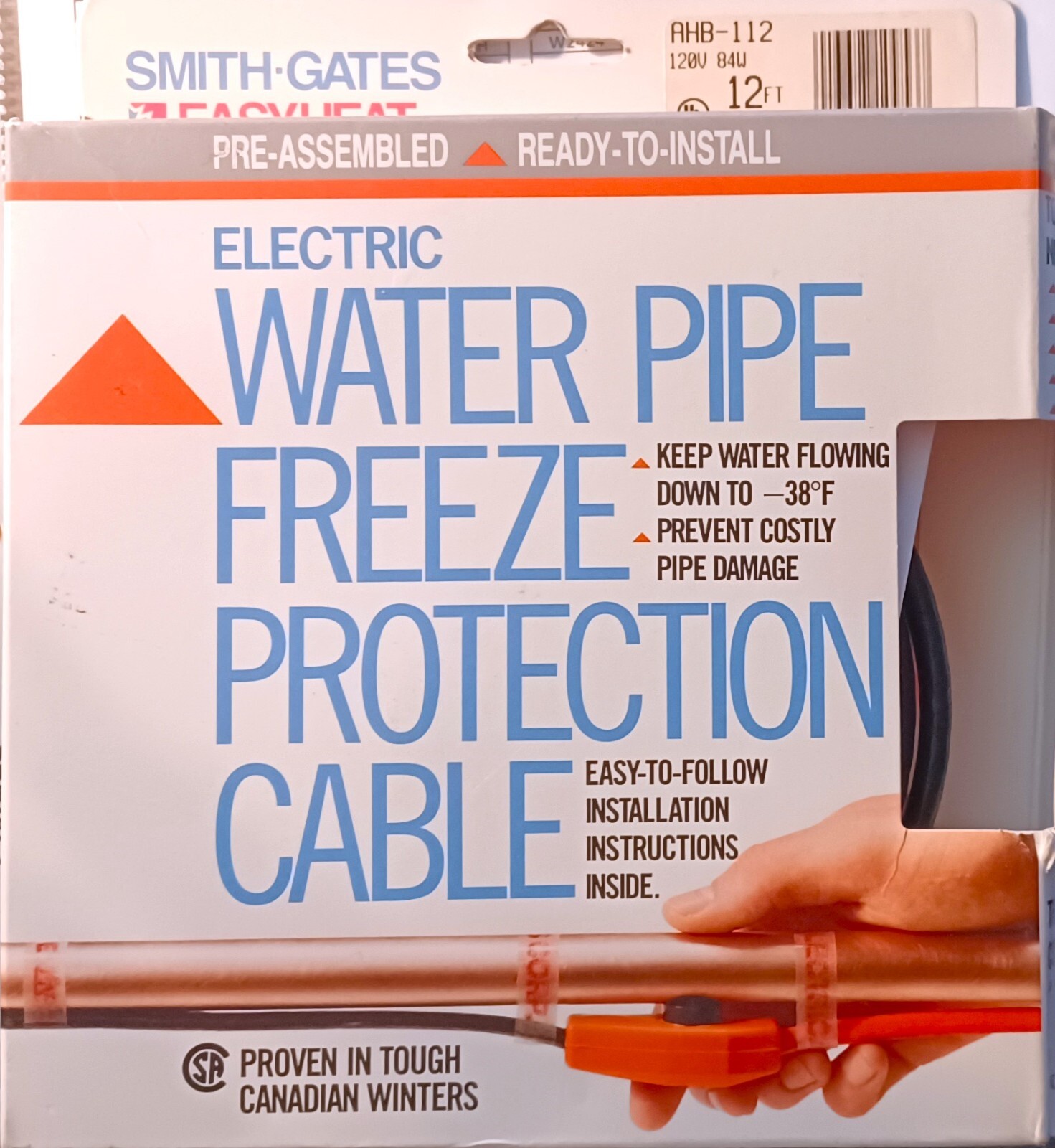 Easyheat Electric Water Pipe Freeze Protection Cable 12' FT 13627188778 eBay