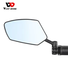 Bicycle Handlebar Rearview Mirror Anti Glare Bike View Mirror 16.8-20mm 1pcs