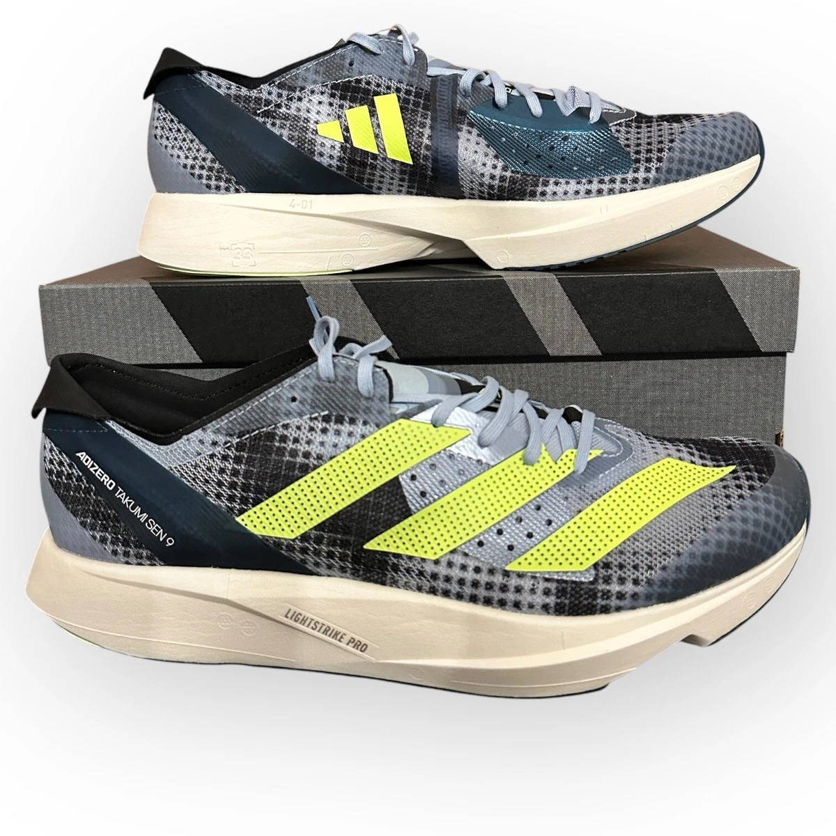 Adidas Adizero Takumi Sen 9 Wonder Blue Lucid Lemon for sale 
