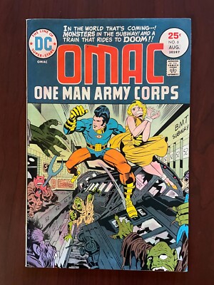 OMAC #6 (DC Comics 1975) Jack Kirby Bronze Age Sci-Fi Apocalypse 8.0 VF