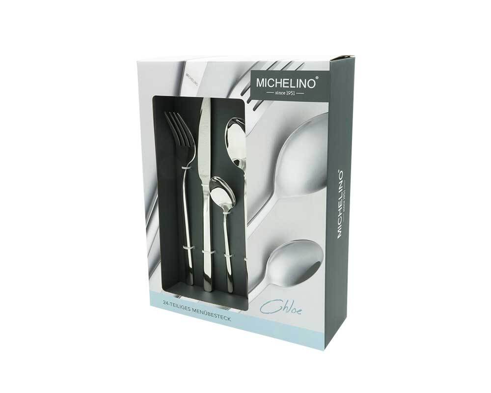 MICHELINO Besteckset 24 Teile fr 6 Personen Edelstahl Mehrzweck 8790₽