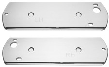 RestoParts Chrome Plated Armrest Base Backing Plate Set 1968-1969 GTO Cutlass 