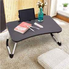 Large Laptop Tray Desk Foldable Lap Bed Tray Home Lazy Leisure Game Play Table