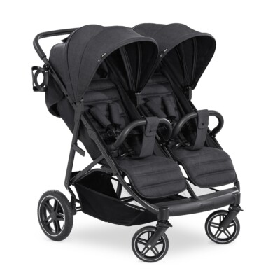 Hauck Select Zwillings- u. Geschwisterwagen Uptown Duo Melange Black TOP