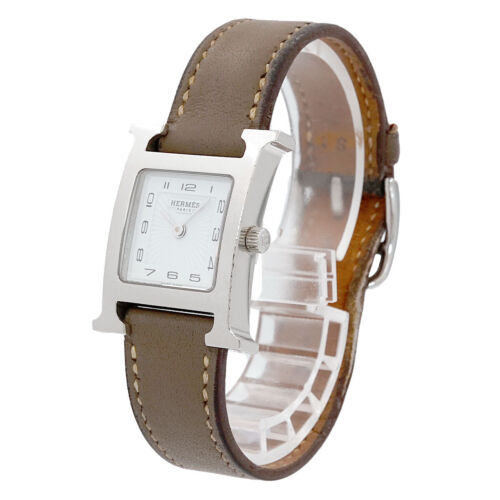 HERMES H Watch HH1.210 Quartz White Dial Ladies Watch 90270006 - Picture 2 of 7