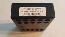 01098 REDDING BLACK PLASTIC DIE STORAGE BOX - NEW - FREE SHIP