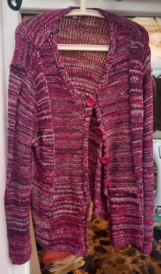 Strickjacke von Gina Laura,L ca.70cm,B ca60cm,Mehrfarbig,Gr,xxl,evtl,Baumwolle