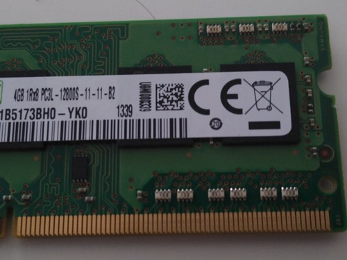 4GB Samsung DDR3 PC3L 12800S 1.35V - Zdjęcie 2 z 6