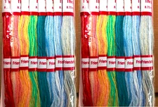2 pcks x Friendship Tie-Dye Thread, 8-Skeins each, from Horizon Group USA, NEW