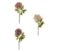 Peonia Dry Look Artificiali Autunno Composizione Floreale Addobbi Matrimonio