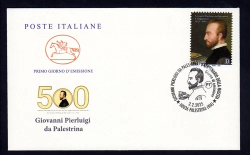 Italy 2025 : Giovanni Pierluigi da Palestrina - FDC "Cavallino" / 1st day