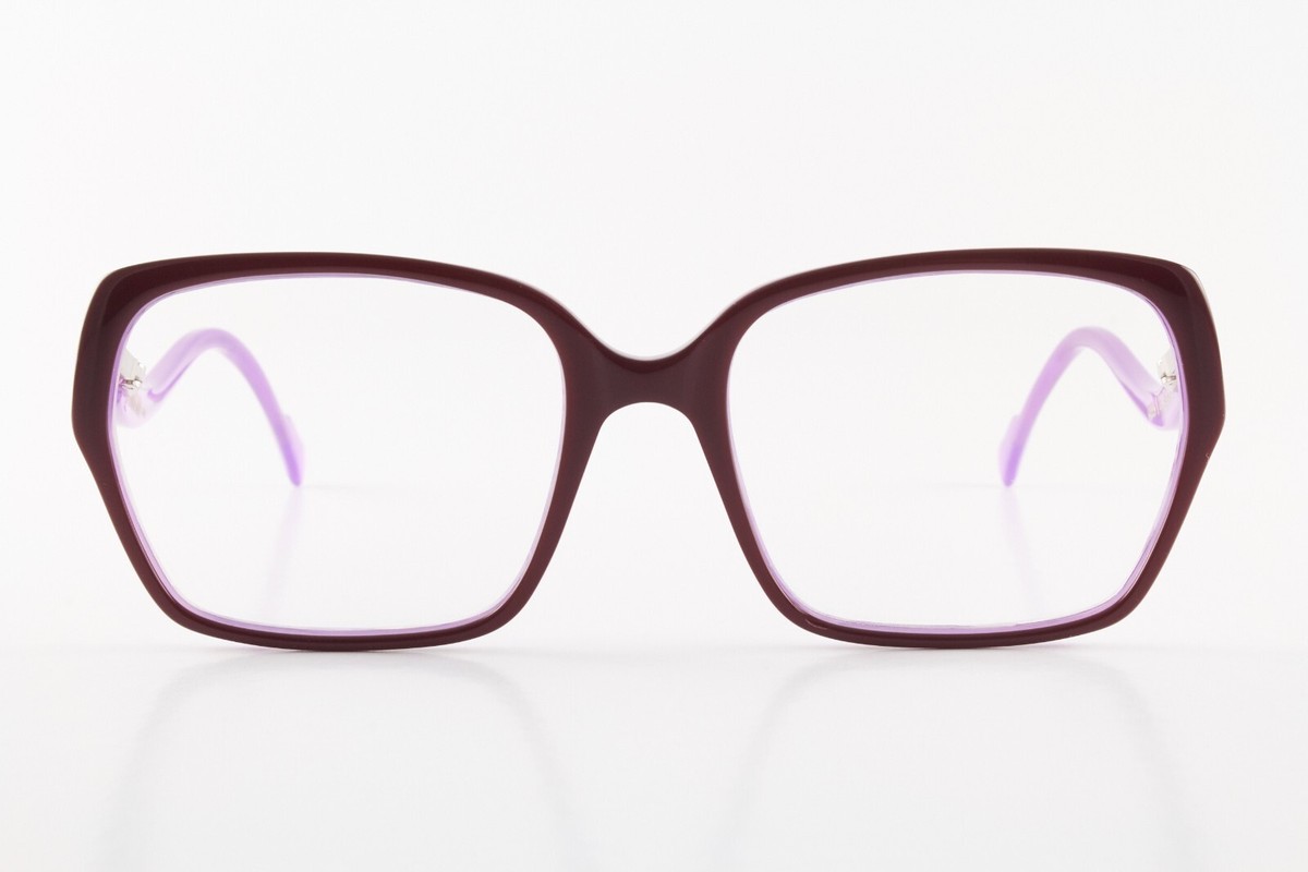 Authentic Caroline Abram Queen II 202 Burgundy Purple 54mm 