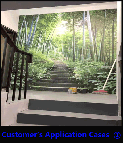 Wall Mural Decoration Sticker Self-Adhesive Printing Wallpaper 50 in x 82 ft - Picture 3 of 5