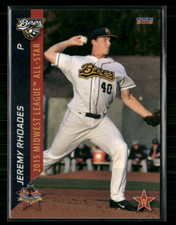 Jeremy Rhoades 2015 Midwest League All Star Set 