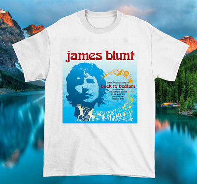 JAMES BLUNT Back To Bedlam 20th Anniversary Tour T SHIRT FULL SIZE S-5XL