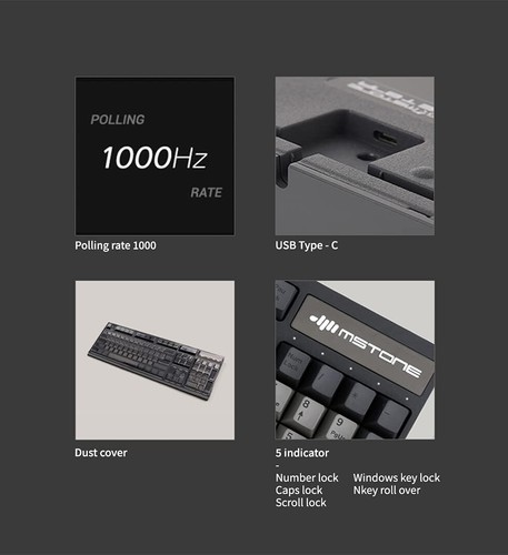 Groove F 104 Keys THOCC Noise Cancelling Mechanical Keyboard ,Backlighting - 第 14/15 張圖片