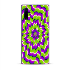 Skins Decal Wrap for Samsung Note 10 Plus Trippy Psychedelic Motion swirl