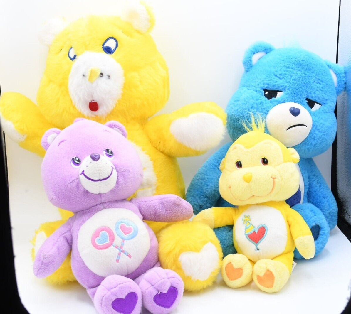 Care Bear Lot Vintage Hand Made Funshine Grumpy Share Bear Playful