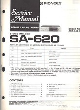 Pioneer service manual sa 620 Original Repair book amplifier amp stereo