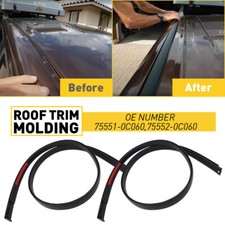 For 2007-21 Toyota Tundra Crewmax Right Left Molding Roof Trim Sealing Strip Exd