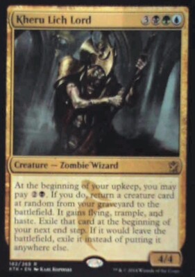 Kheru Lich Lord - Khans of Tarkir: #182, Magic: The Gathering Nm R214