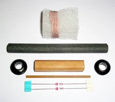 2 sets Radio Crystal Radio FerrIte Rod Antenna crafting kit 10X100mm