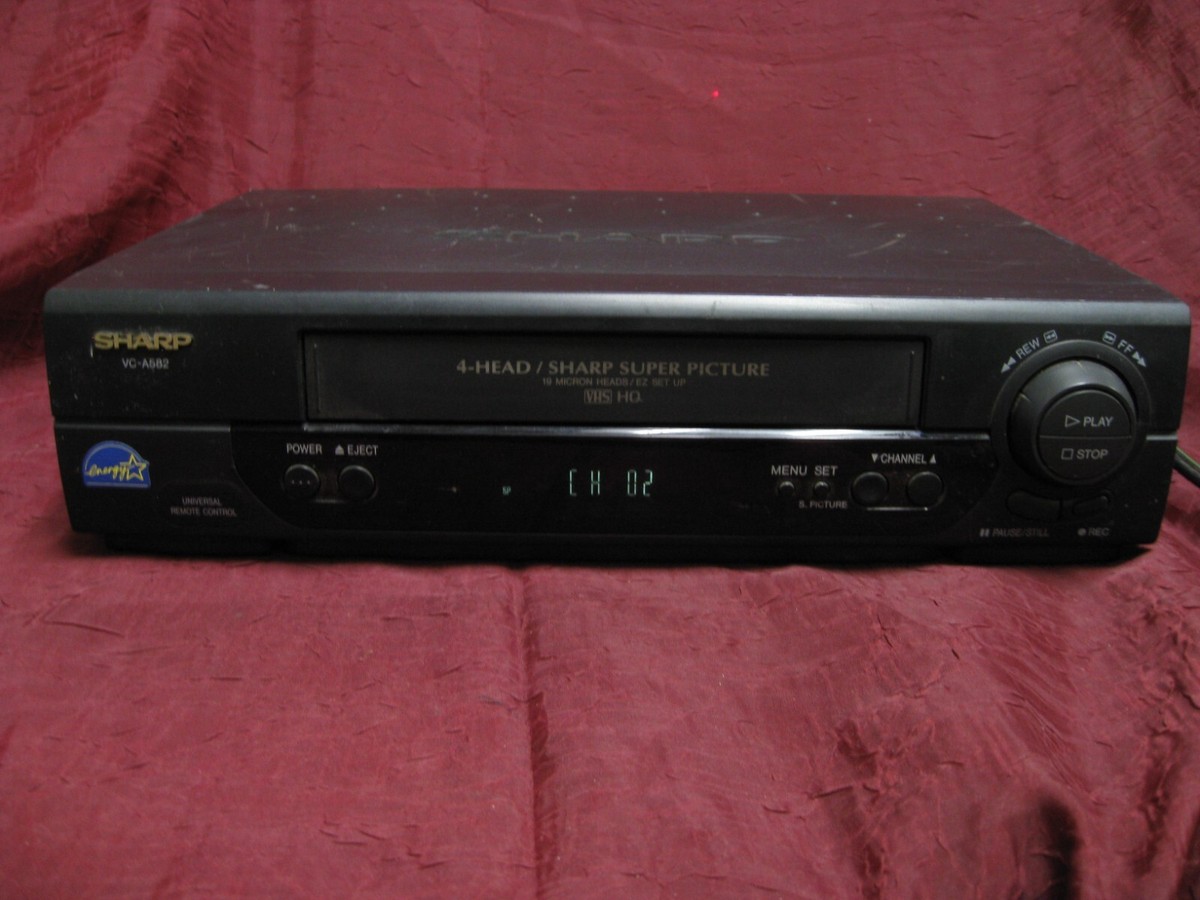 SHARP VC-A582U 4 HEAD VCR Player Recorder VHS Tested Working | eBay