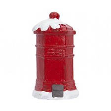 Christmas Fairy Garden Winter Postbox 9cm