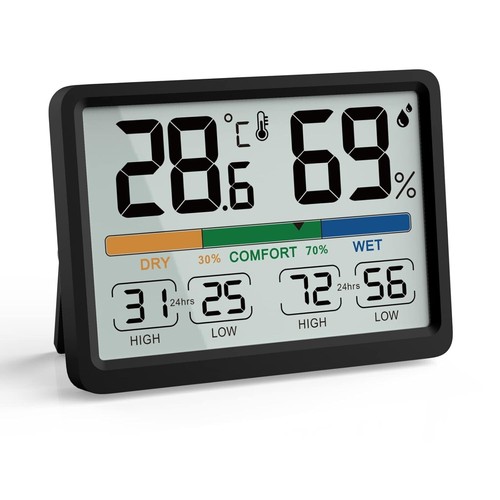 High Accuracy Digital Indoor Thermometer with Magnetic Backing - Ideal Gift - Picture 5 of 11