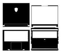 Laptop Sticker Skin Protector Guard For MSI Stealth 14 Studio