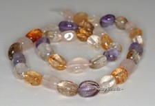 15X9-10X6MM MIX QUARTZ GEMSTONE NUGGET LOOSE BEADS 7.5inch