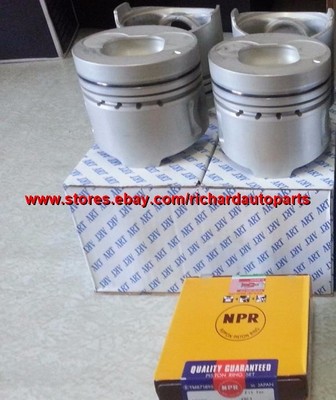 Heavy Duty Piston Assembly & Piston Ring Isuzu 4BE1 NKR ALFIN ART