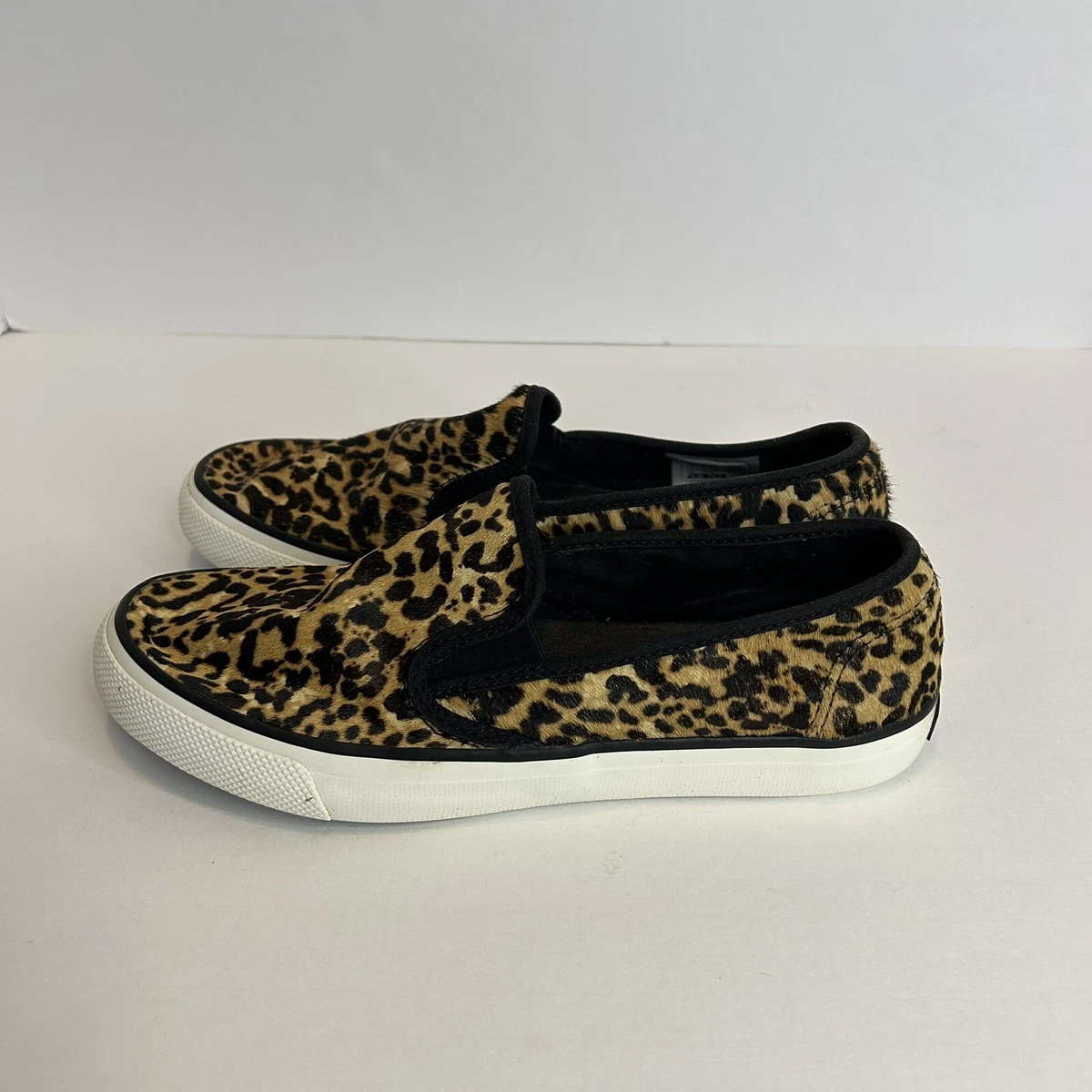 Sperry seaside sales leopard sneaker