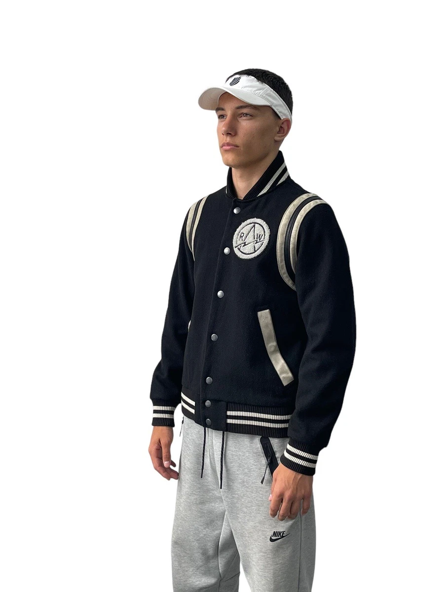 G STAR RAW BASEBALL WOOL BOMBER