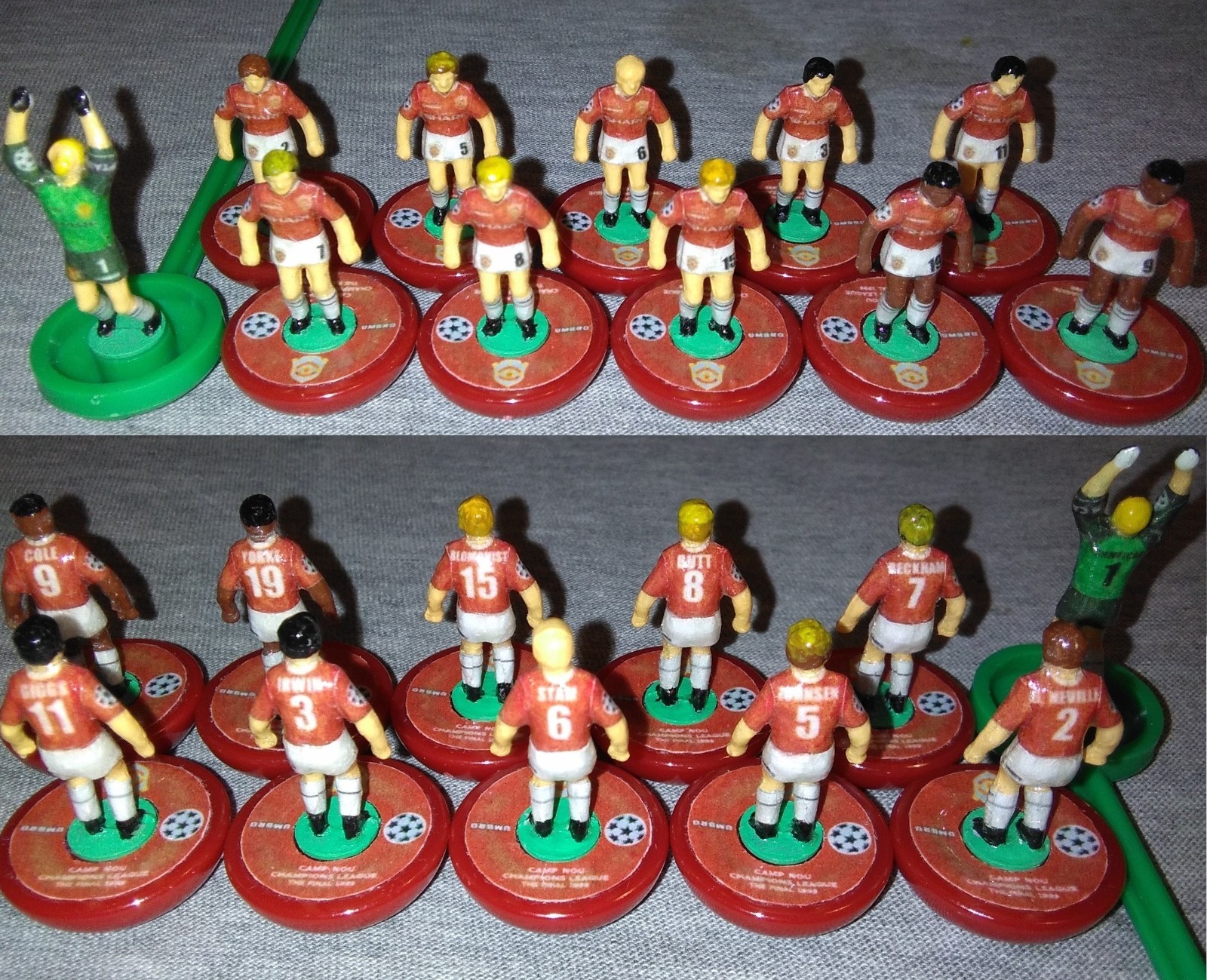 Subbuteo Lw - Manchester United Finale Champions League 1998/99 Decals
