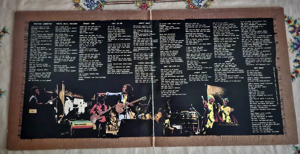 BOB MARLEY RASTAMAN VIBRATION 1976 LP VINYL ALBUM ILPS 9383A FIRST PRESS Foto 3 de 4