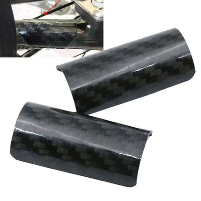 Für Brompton Bike Essential Carbon Fiber Heckrahmenschutz 2er Set