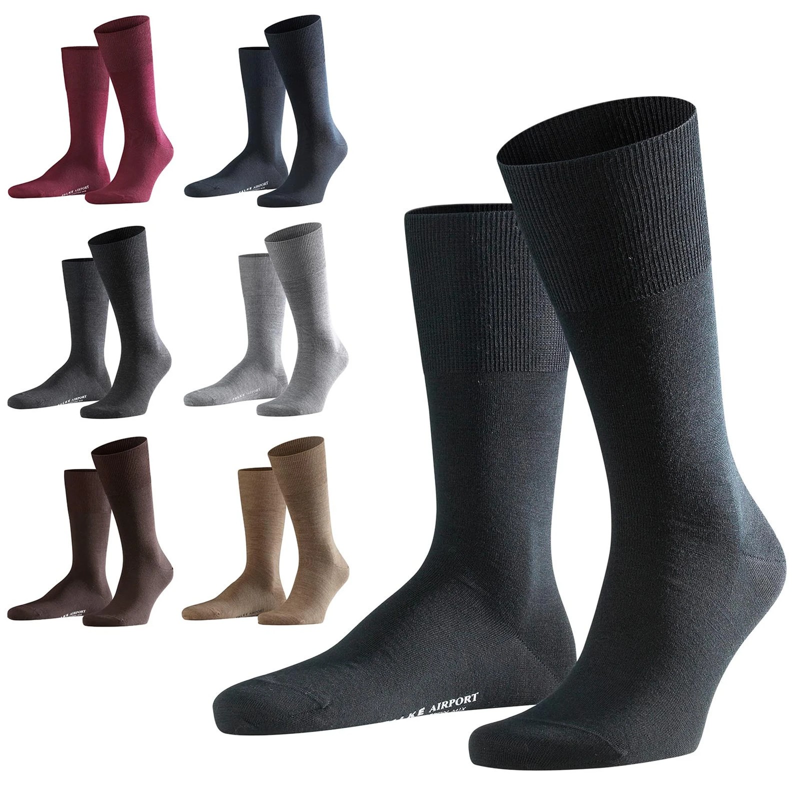 Falke Calcetines de Hombre Aeropuerto - Ocio Y Ejecutivos, Uni, Vorteilspac