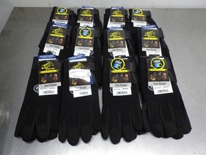 12 Pairs NEW! Black Stallion Tool Handz Medium Work Gloves 99PLUS-BLK