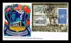 US COVER UNITED NATIONS 50TH ANNIVERSARY FDC COMBO CACHET FLASHBACK FLUEGEL