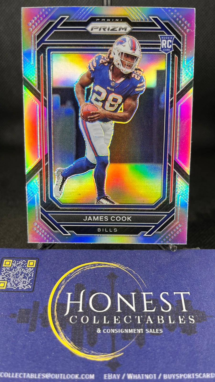 James Cook (RC) - 2022 Panini Prizm Silver Prizm Rookie #319