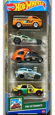 Hot Wheels 2024 HW Getaways Series 5 Vehicle Gift Pack #HTV46 1:64 Scale
