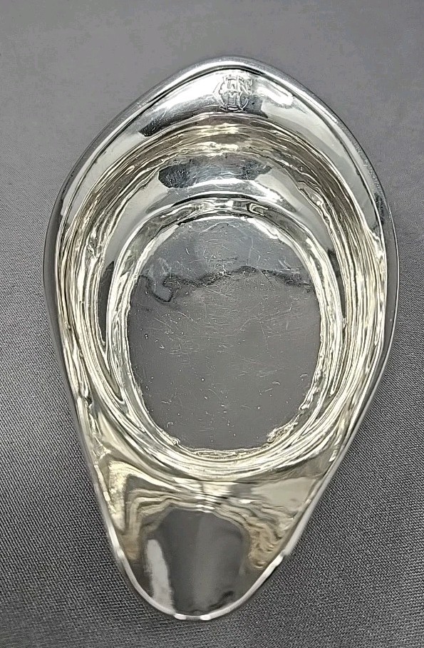 Solomon Hougham Georgian Sterling Silver Pap Boat C. 1815 London