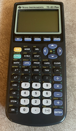 Texas Instruments TI-83 Plus Programmable Graphing Calculator 10-Digit LCD