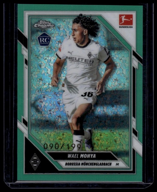 2025-26 Topps Chrome Bundesliga #77 Wael Mohya /199 Rookie Refractor