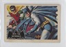 1966 A&BC Batman Black Bat Fan Club Back Batman Robin Into t