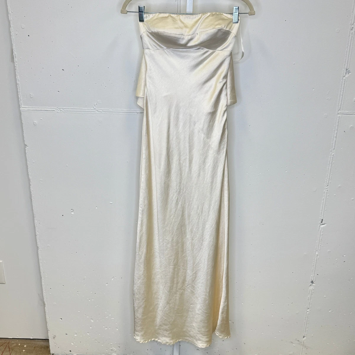 ebay champagne dress Champagne Sleeveless Mermaid Wedding Dress