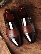 New Men'S Versatile Dress Loafers Plus Size Casual Formal Dress Shoes For